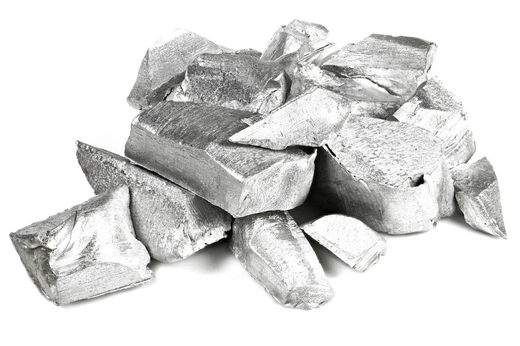 image of pure aluminum